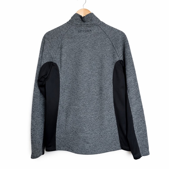 Spyder Full Zip Fleece Jacket | Men’s Medium | Performance Stretch Mid-Layer - Picture 4 of 8